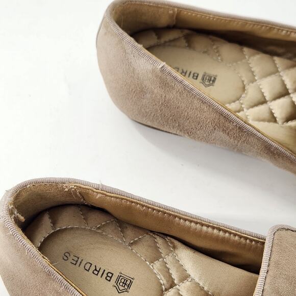 Birdies The Starling Latte Suede Loafers Size 5 Slip On Comfort Shoes Preppy - Picture 5 of 8